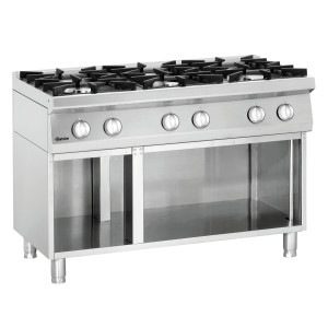 Fourneau 6 Feux mit Unterbau Serie 700