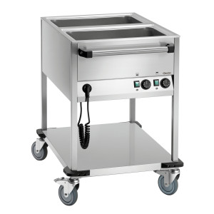 Chariot à Bain-Marie - 2 GN 1/1