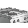 Four-burner range with electric oven GN1/1 Series 700