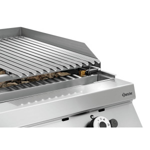 Professional Bartscher Series 900 gas lava stone grill - Grille V