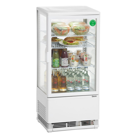 Mini Professional Refrigerated Display Case Bartscher - 78 L White