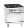 Four-burner range series 900 - Gas oven GN 2/1 from the brand Bartscher