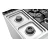 Sechsbrenner-Herd Serie 900 - Gasofen GN 2/1 und Schrank der Marke Bartscher