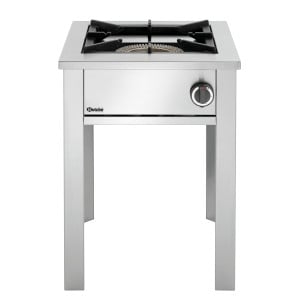 Gas stove on professional feet - 1 burner - 280 mm Bartscher 1050603