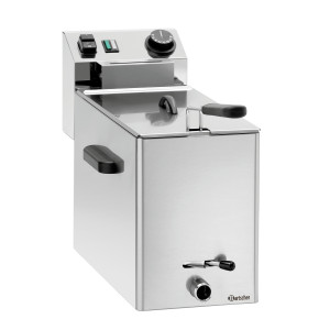 Electric fryer "SNACK XL" with Drain Valve - 8L Bartscher