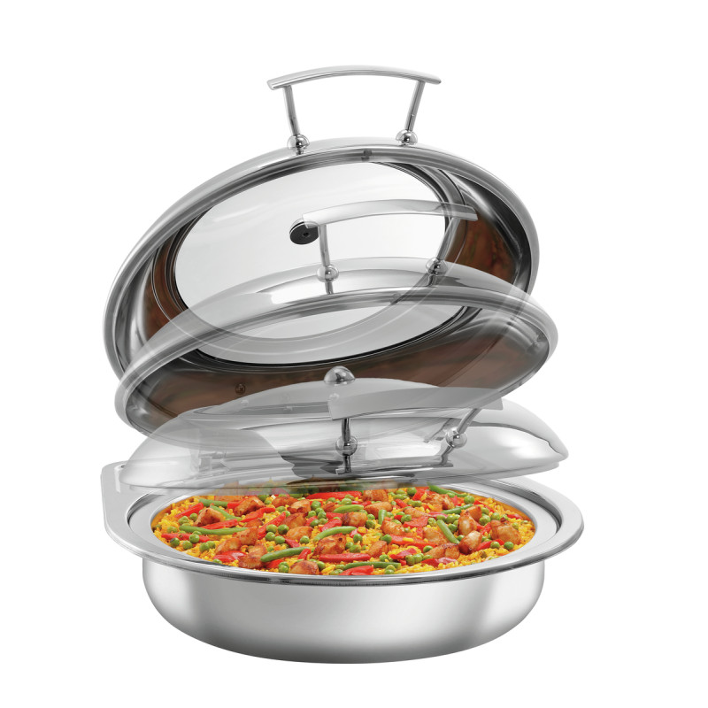 Chafing Dish Flexible Rond avec Couvercle Amovible - 6,2 L - Bartscher