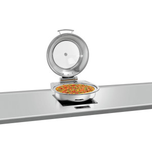 Chafing Dish Flexibel Rund mit abnehmbarem Deckel - 6,2 L - Bartscher