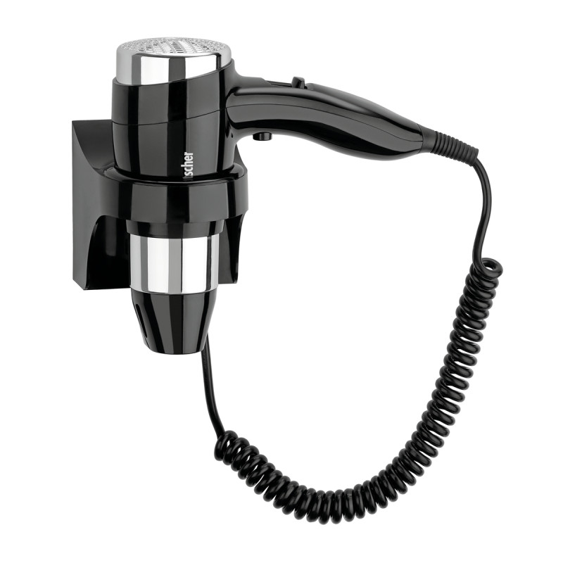 Black Wall-Mounted Hair Dryer - Bartscher