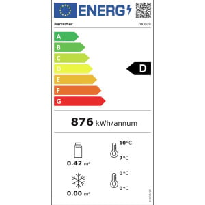 Meuble Frigorifique pour Boissons - 110 L - Bartscher