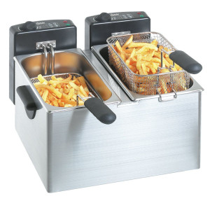 Friteuse MINI III Bartscher - Double cuve 4 litres - Puissance 4400W