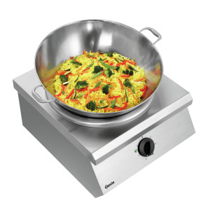 Sauteuse wok professionnelle Bartscher - Acier inoxydable - 22L