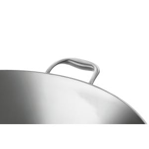 Professionelle Wok-Pfanne Bartscher - Edelstahl - 22L