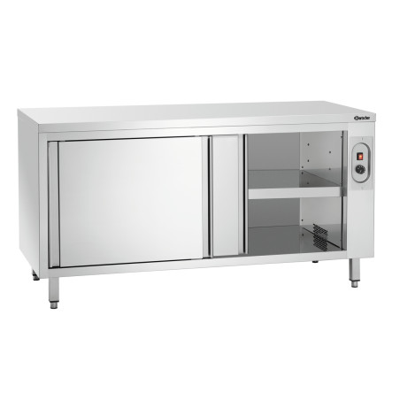 Heated cabinet 700 Bartscher: Professional stainless steel base cabinet