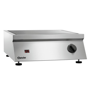 Professional induction hob Bartscher ITH 35-265 - Power 3500W and 20 levels - Stainless steel