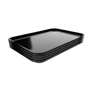 Presentation dish 17S-240x350 Bartscher | Black melamine & robustness