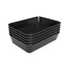 Presentation dish 60S-210x280 in black melamine - Brand Bartscher