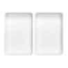 Presentation tray 280x420 in white melamine | Bartscher