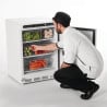 Weiße Positive Thekenkühlvitrine - 150 L - Polar