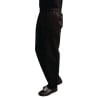 Mixed Easyfit Black Teflon Treated Kitchen Pants - Size S - Whites Chefs Clothing - Fourniresto