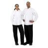 Unisex White Long Sleeve Vegas Kitchen Jacket - Size S - Whites Chefs Clothing - Fourniresto