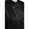 Schwarze Unisex-Kochjacke mit kurzen Ärmeln Vegas - Größe S - Whites Chefs Clothing - Fourniresto