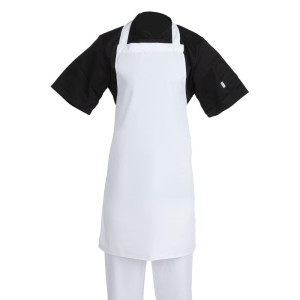 Schürze Latz Weiß 711 x 656 mm - Whites Chefs Clothing - Fourniresto