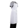 Tablier Bavette Blanc - Taille Xl 915 X 1066 Mm - Whites Chefs Clothing - Fourniresto