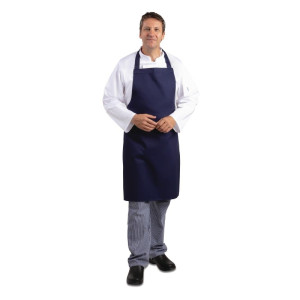 Schürze Latz Marineblau 710 x 970 mm - Whites Chefs Clothing - Fourniresto