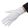 Gants De Service Blancs Pour Homme - Taille S/M - FourniResto - Fourniresto