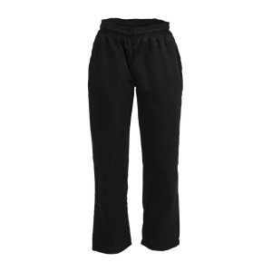 Unisex Black Vegas Kitchen Trousers - Size L - Whites Chefs Clothing