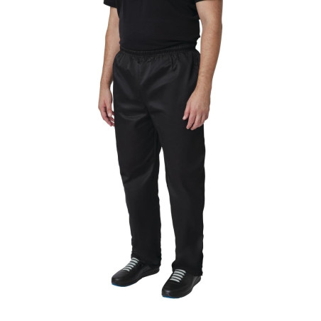 Black Vegas Unisex Kitchen Pants - Size Xs - Whites Chefs Clothing - Fourniresto