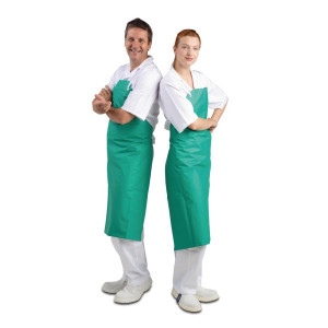 Water-Resistant Very Resistant Green Apron 1070 X 910 Mm - Whites Chefs Clothing - Fourniresto