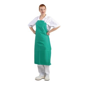 Tabier Bavette Déperlant Très Résistant Vert 1070 X 910 Mm - Whites Chefs Clothing - Fourniresto