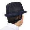 Hut Trilby Marineblau mit Netz - Größe L 590 mm - FourniResto - Fourniresto