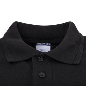 Polo Mixte Noir - Taille M - FourniResto - Fourniresto