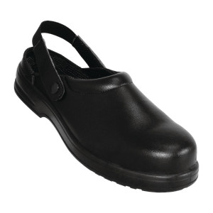 Mixed Black Safety Clogs - Size 38 - Lites Safety Footwear - Fourniresto