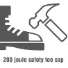 Chaussures De Sécurité À Lacets Noires - Taille 40 - Lites Safety Footwear - Fourniresto