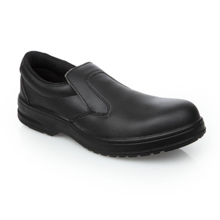 Black Safety Moccasins - Size 41 - Lites Safety Footwear - Fourniresto