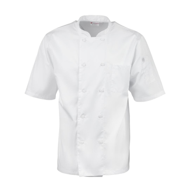 Veste De Cuisine Mixte Blanche Montreal Cool Vent - Taille Xs - Chef Works - Fourniresto