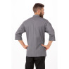 Veste De Cuisine Mixte Grise - Taille L - Chef Works - Fourniresto