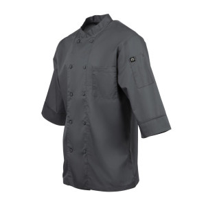 Veste De Cuisine Mixte Grise - Taille S - Chef Works - Fourniresto