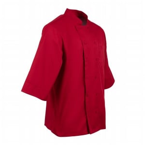 Unisex Red Kitchen Jacket - Size M - Chef Works - Fourniresto