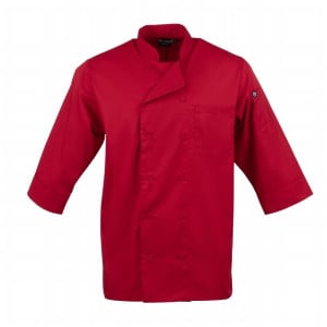 Veste De Cuisine Mixte Rouge - Taille Xl - Chef Works - Fourniresto