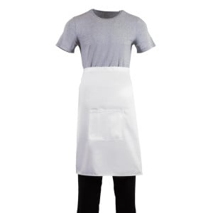 Kellnerschürze Standard Weiß 1000 x 700 mm - Whites Chefs Clothing - Fourniresto