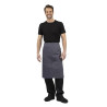 Kellnerschürze in Anthrazit aus 100% Polycotton 1000 x 700 mm - Whites Chefs Clothing - Fourniresto