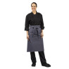 Kellnerschürze in Anthrazit aus 100% Polycotton 1000 x 700 mm - Whites Chefs Clothing - Fourniresto