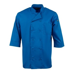 Kochjacke Unisex Blau - Größe M - Chef Works - Fourniresto