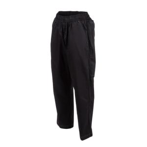 Kochhose Unisex Baggy Schwarz - Größe XL - Chef Works - Fourniresto