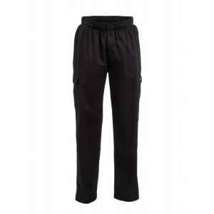 Pantalon de Cuisine Mixte Fit Cargo Noir - Taille XXL - Chef Works - Fourniresto