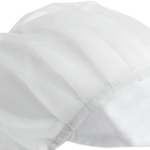 Charlotte in White Nylon - One Size - Whites Chefs Clothing - Fourniresto